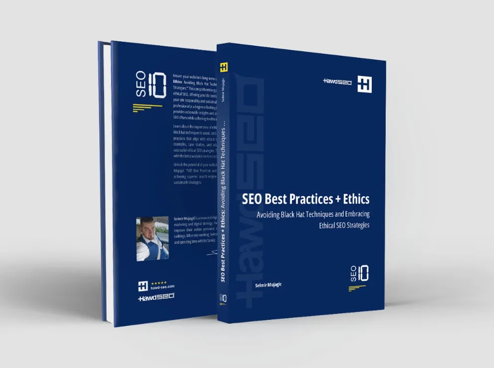 Cover of the book "Mastering SEO Best Practices and Ethics: Avoiding Black Hat Techniques and Embracing Ethical SEO Strategies"